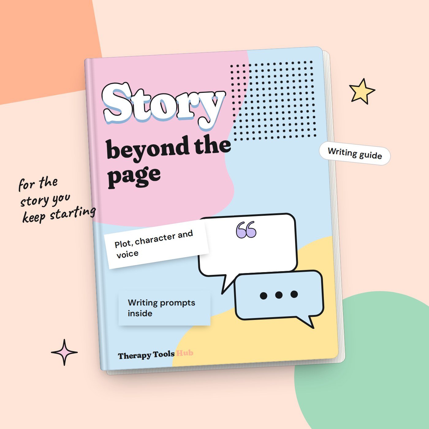 Beyond the Page: A Creative Storytelling Guide, digital download cover