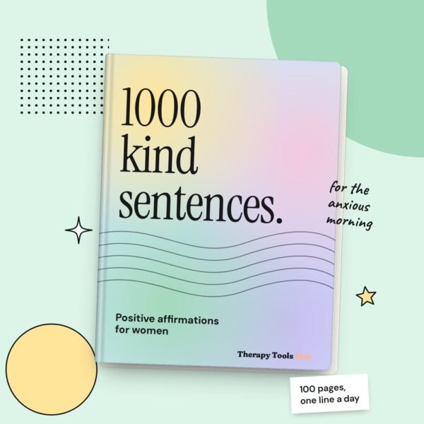 1000 Positive Affirmations for Women: From Anxiety to Assurance, digital download cover