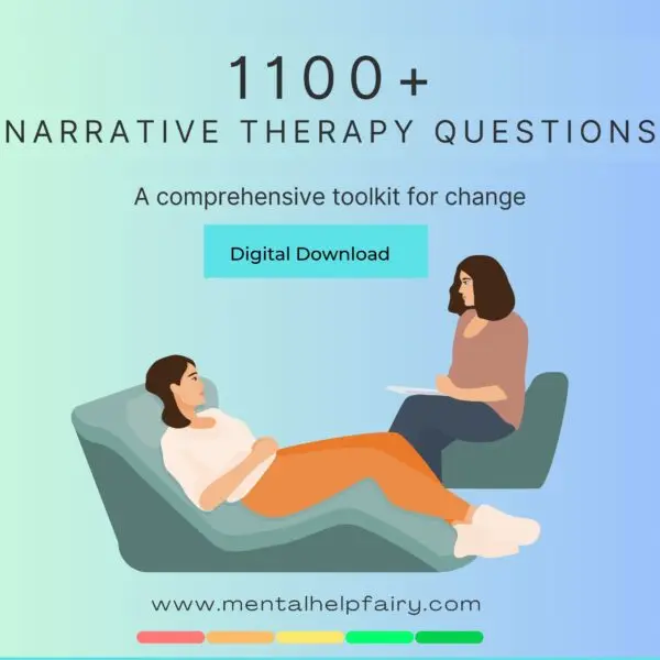 1100+ Narrative Therapy Questions and Interventions cover
