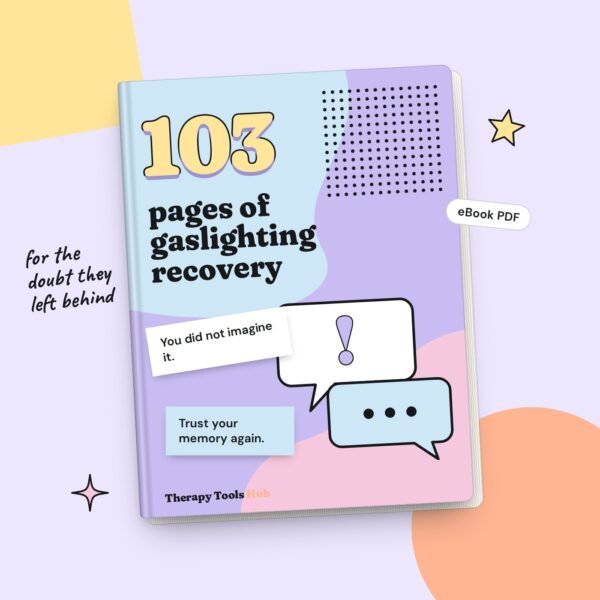 Gaslighting Recovery eBook, digital download cover