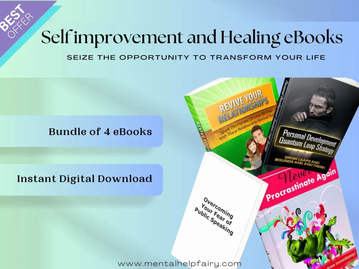 Self-Improvement and Healing eBook Bundle – 4 eBooks for Personal Growth