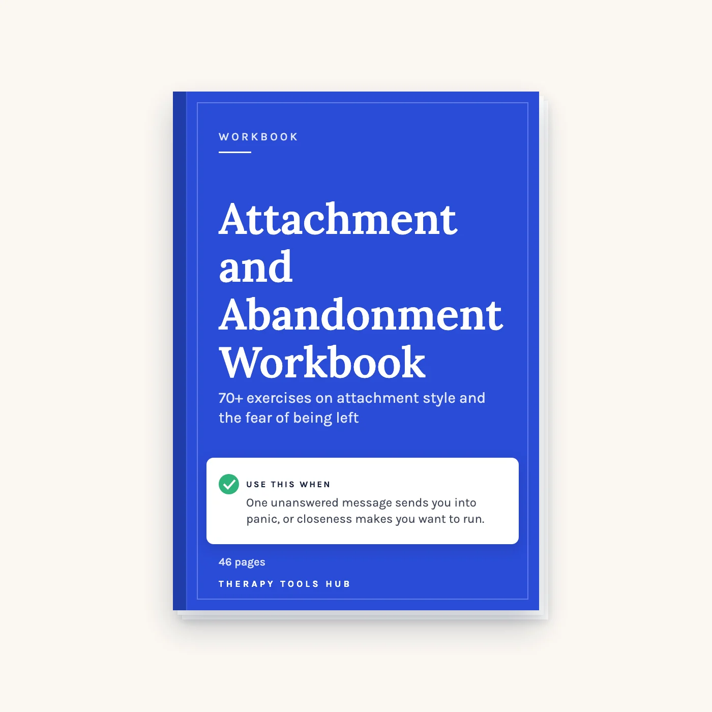 Attachment and Abandonment Workbook: 70+ Exercises cover