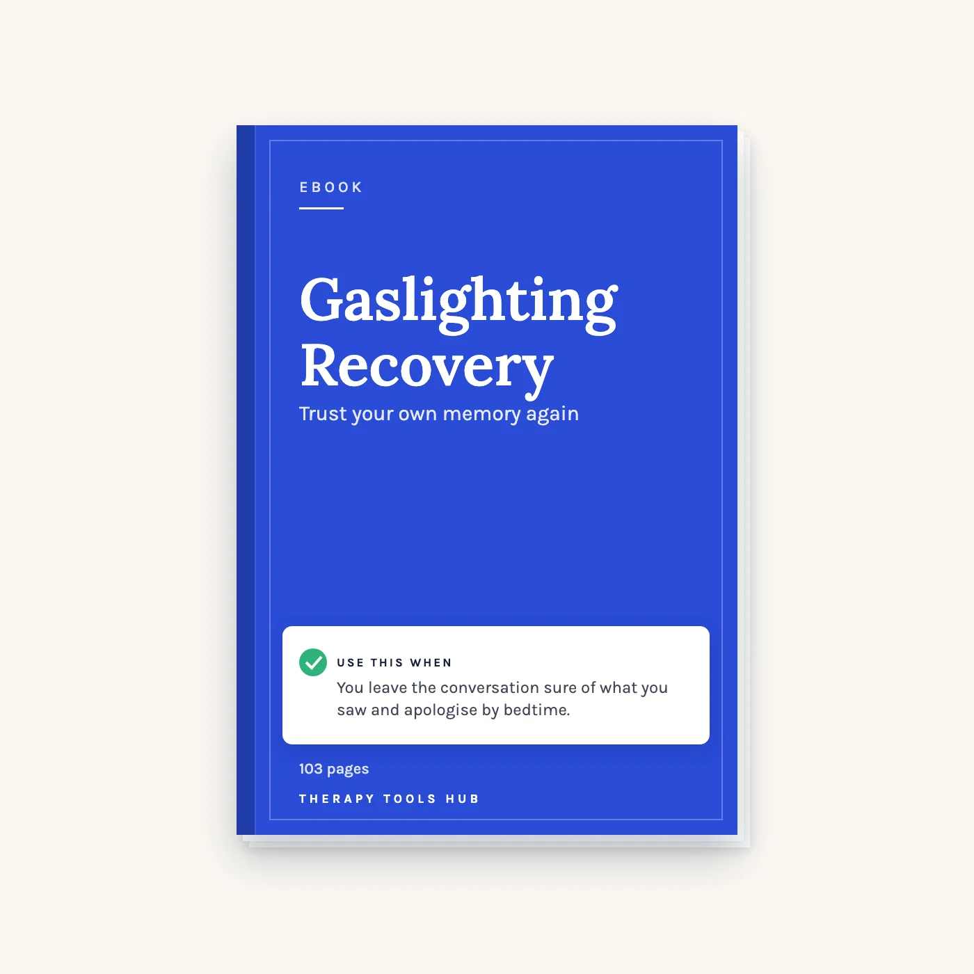 Gaslighting Recovery eBook cover