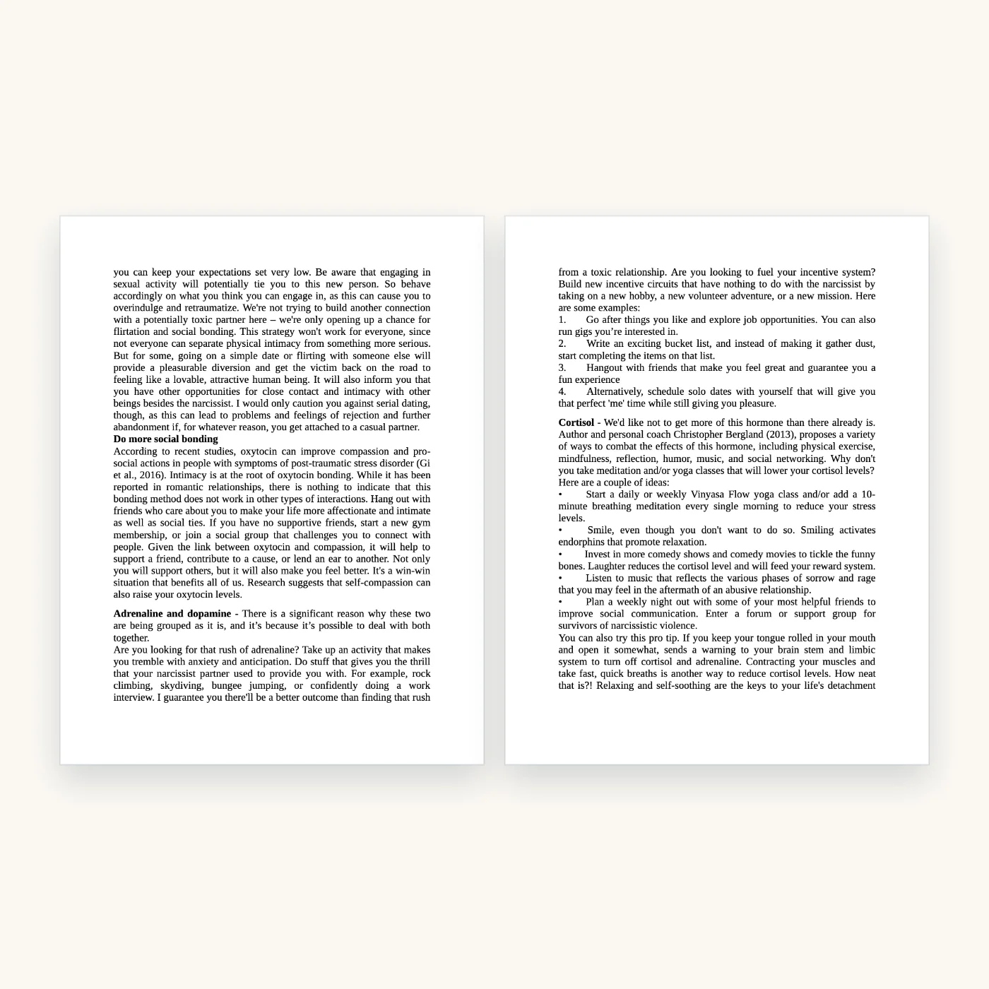 Gaslighting Recovery eBook, inside pages 10 and 11