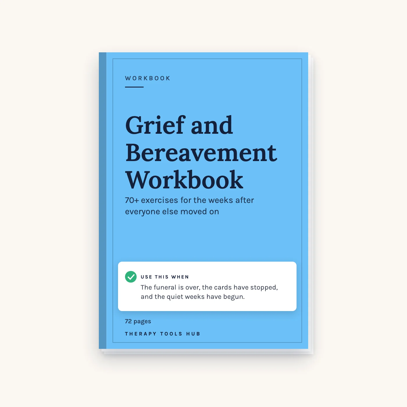 Grief and Bereavement Workbook: 70+ Exercises and Worksheets cover