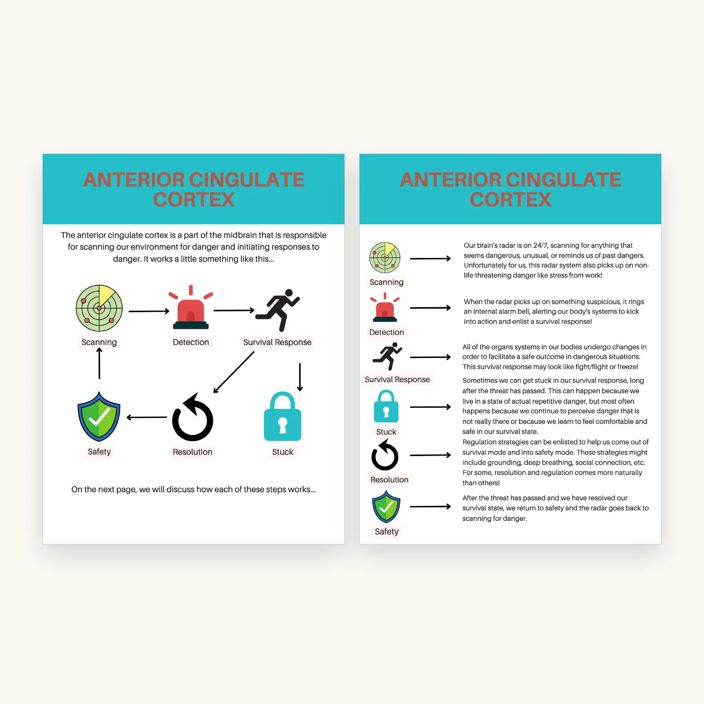 How to Heal Your Nervous System, inside pages 36 and 37