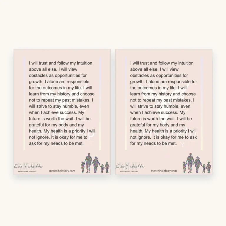 1000 Positive Affirmations for Women, inside pages 28 and 29