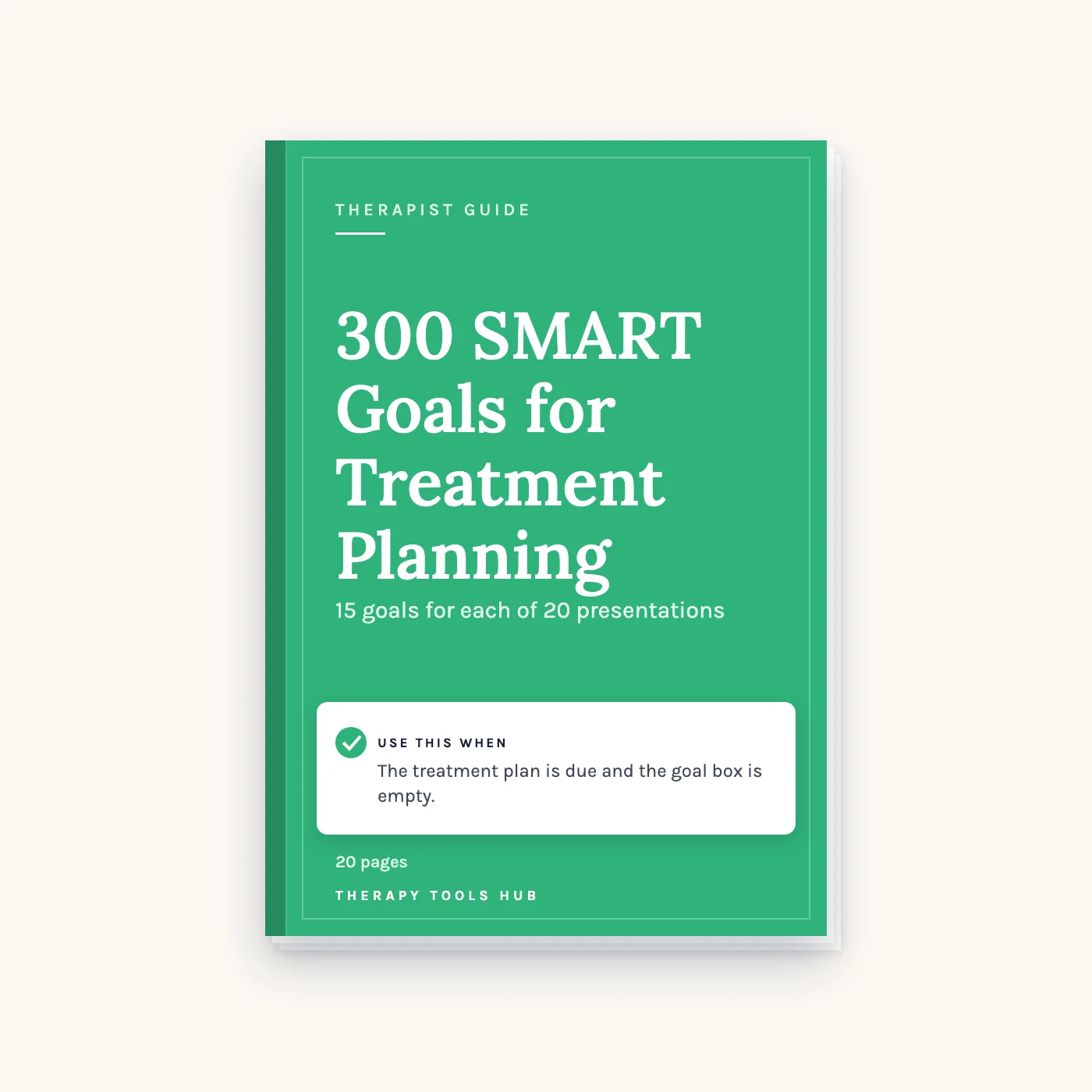300 SMART Goals for Treatment Planning cover