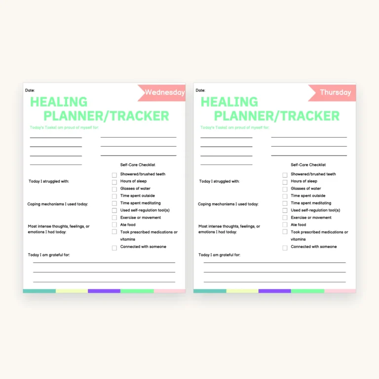 A Trauma Survivor's Guide to Empowered Healing, inside pages 11 and 12