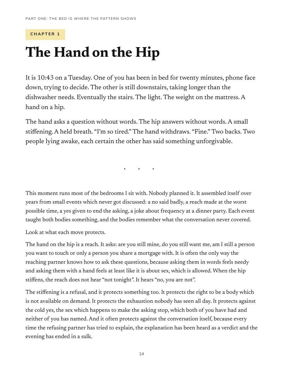 Chapter 1, The Hand on the Hip
